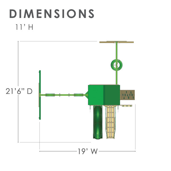 Gorilla Playsets Frontier Swing Set & Reviews Wayfair